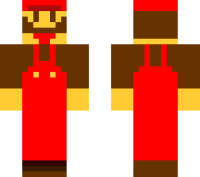 super mario minecraft skin