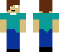 Teen Herobrine minecraft skin