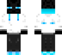 Ice Enderman Hoodie minecraft skin