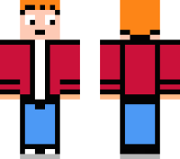 Philip J. Fry  minecraft skin