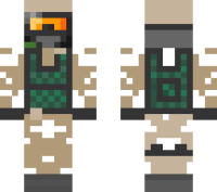 Deasert mw2 ranger minecraft skin