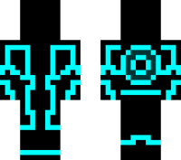 Blue minecraft skin