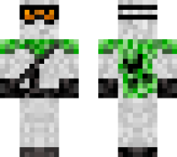 Snow Creeper Killer minecraft skin