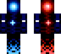 Red+Blue minecraft skin