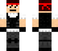 Guy with Bulletproof Vest minecraft skin