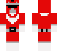 Red Ranger minecraft skin