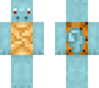 Squirtle from Pokemon minecraft skin