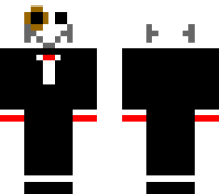 Dapper Skeleton minecraft skin