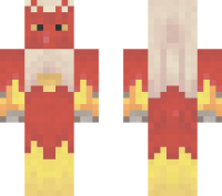 Blaziken	 minecraft skin