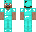 Steve skin in diamond armor